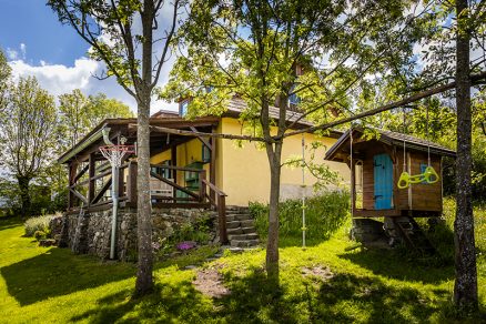 Modrá chalúpka v Štiavnici
